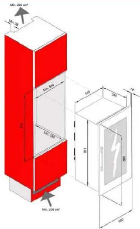 AVINTAGE AV93X3ZI1 - ANWEISUNGEN(FÜR(DAS(EINBAUEN) - 1