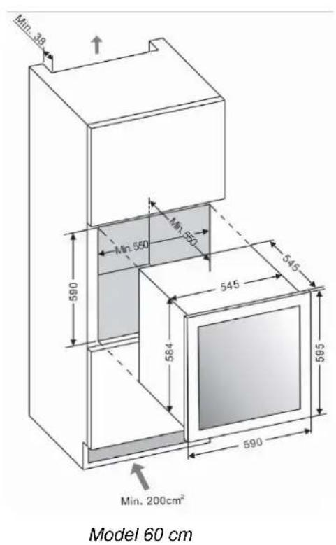 AVINTAGE AV80CDZI1 - INBOUWAFMETINGEN - 4