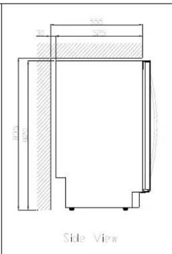 AVINTAGE AV7IX - Esquema de empotramiento: - 8