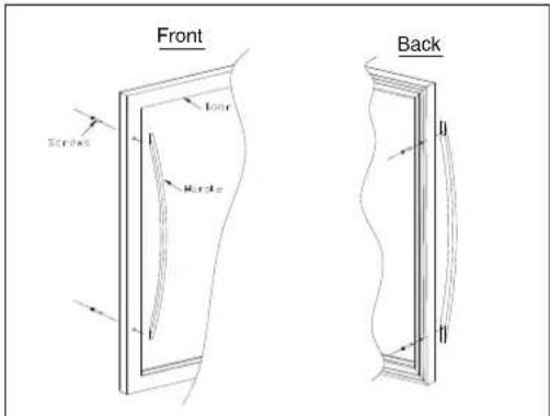 AVINTAGE AV7IX - Instalación del tirador: - 1