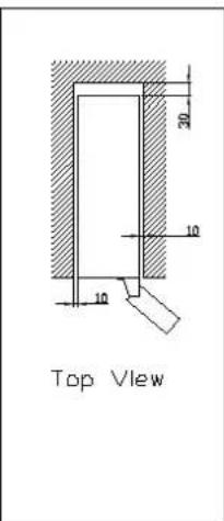 AVINTAGE AV7IX - Esquema de empotramiento: - 3