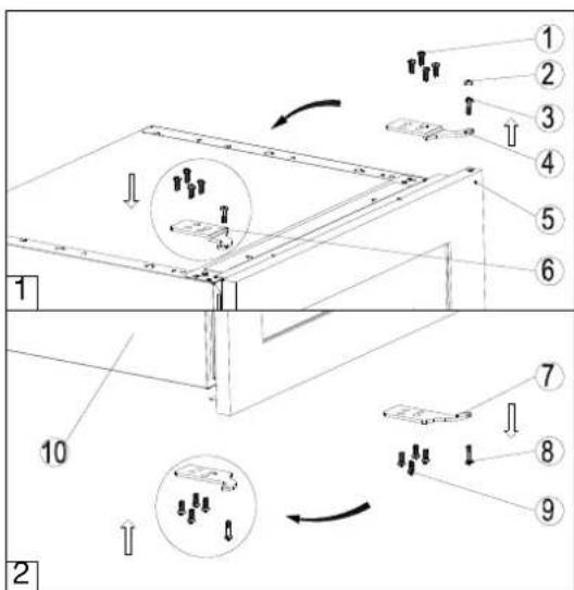 AVINTAGE AV79XDZI1 - UMKEHREN DER ÖFFNUNGSRICHTUNG DERTÜR - 1