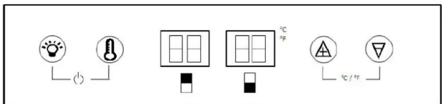 AVINTAGE AV79XDZI1 - BEDIENFELD DES WEINSCHRANKS - 1
