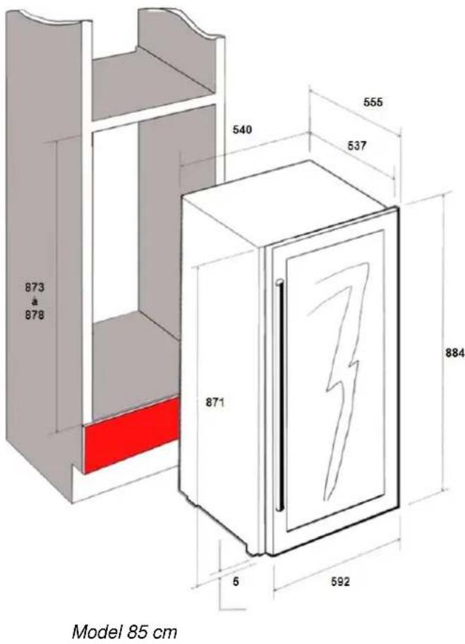 AVINTAGE AV79XDZI1 - BUILT-IN CABINET INSTRUCTIONS - 1