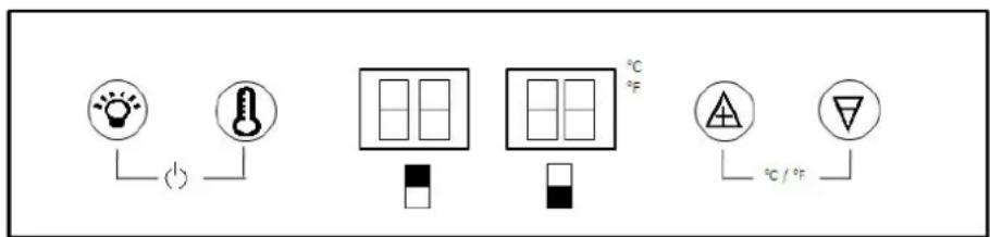 AVINTAGE AV46CDZI1 - BEDIENFELD DES WEINSCHRANKS - 1