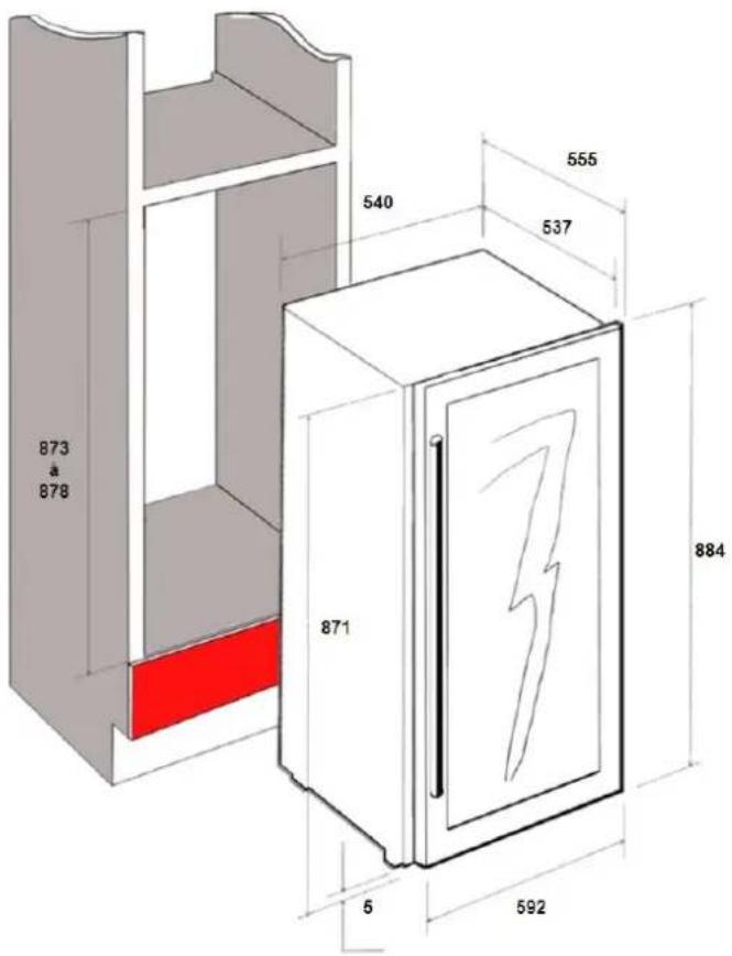 AVINTAGE AV46CDZI1 - BUILT-IN CABINET INSTRUCTIONS - 1