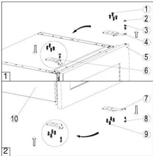 AVINTAGE AV46CDZI1 - INVERSER LE SENS D'OUVERTURE DE LA PORTE - 1