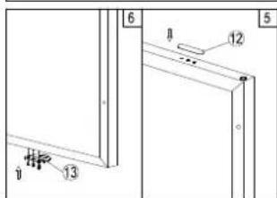 AVINTAGE AV41SXDPIX - INVERSER LE SENS D'OUVERTURE DE LA PORTE - 3