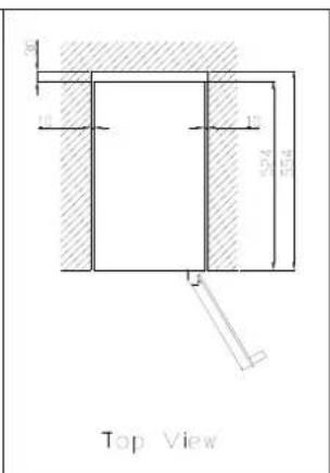 AVINTAGE AV41IX - Esquema de empotramiento: - 4