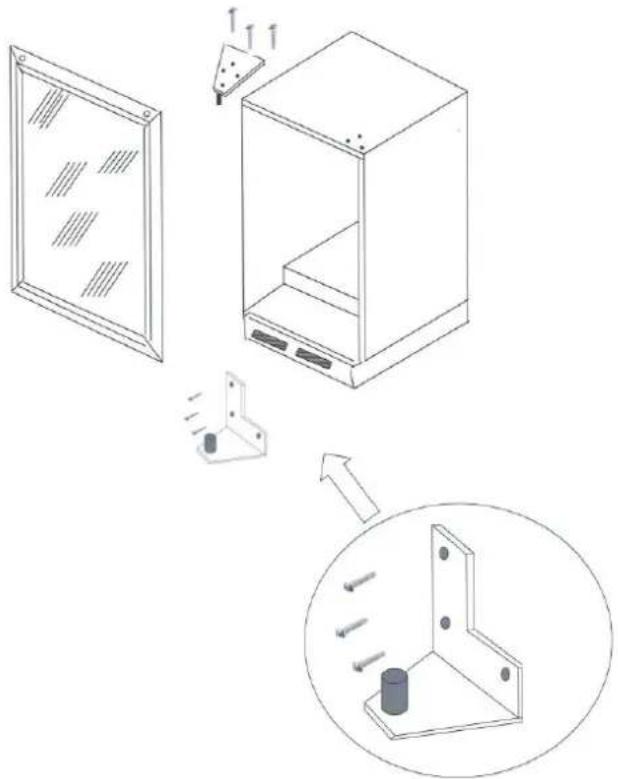AVINTAGE AV41IX - Installation de la poignée: - 2