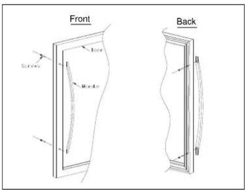 AVINTAGE AV41IX - Installation de la poignée: - 1