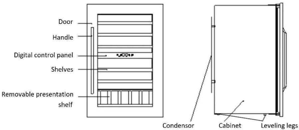 AVINTAGE AV24XI1 - MODEL 88 cm 2 ZONES - 1