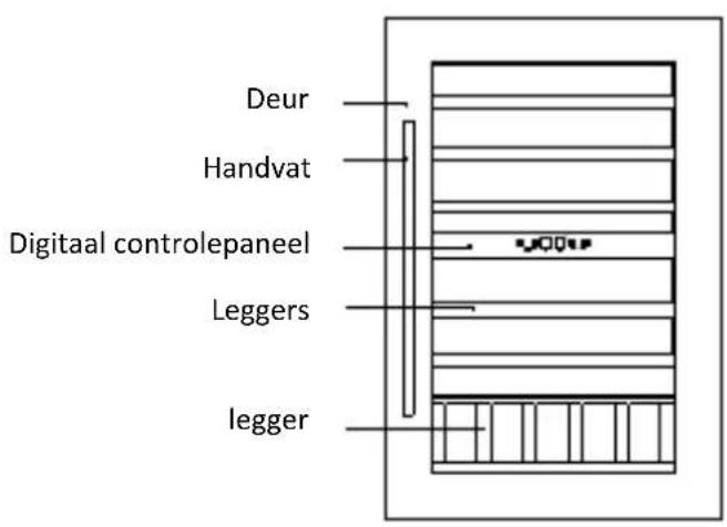 AVINTAGE AV24XI1 - MODEL 88 cm 2 COMPARTIMENTEN - 1