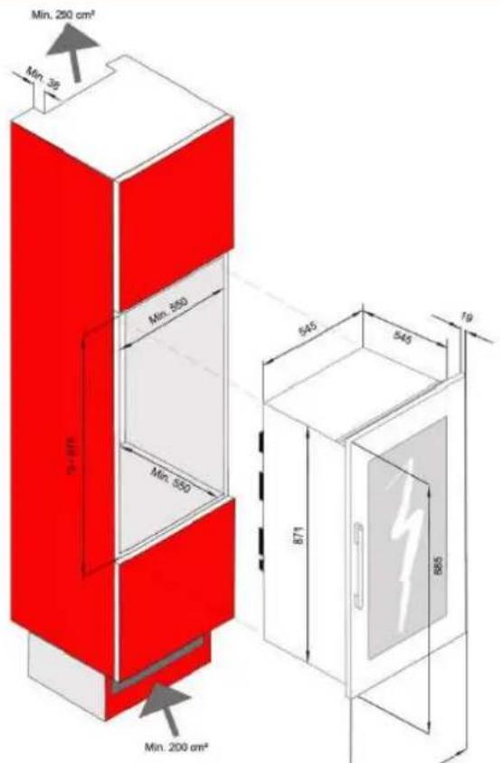 AVINTAGE AV24XI1 - CONSIGNES(D'ENCASTREMENT( - 1