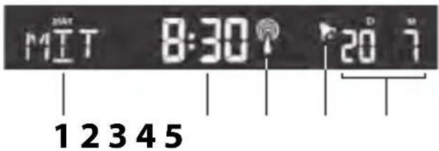 ADE WS 1503 - Témoin de date et de semaine - 1