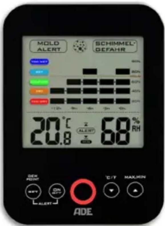 ADE WS 1501 - Termometro/lgrometro con segnalazione di muffa Modello WS 1501 - 1