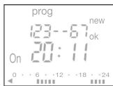 HAGER EG103V - Programmation: prog new - 1