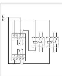 HAGER EG203E - Scheme de raccordement - 1