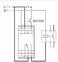 HAGER EG103E - Scheme de raccordement - 1
