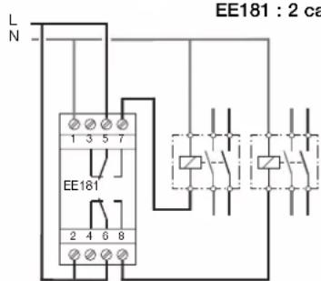 HAGER EE180 - Schémas de raccordement: - 2