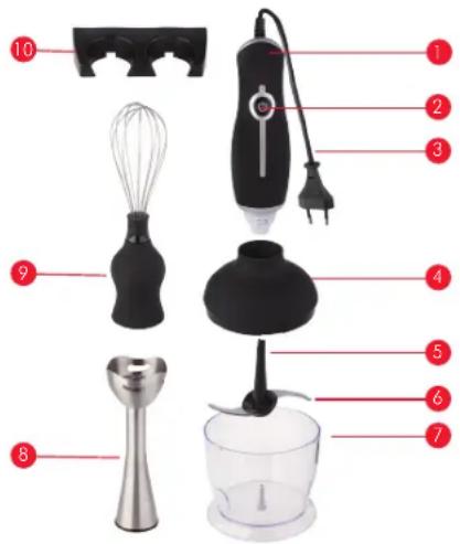 Tomado TM6677 - BESCHREIBUNG DER EINZELTEILE - 1