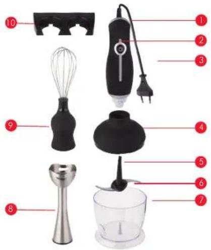 Tomado TM6677 - DESCRIPTION DES COMPOSANTS - 1