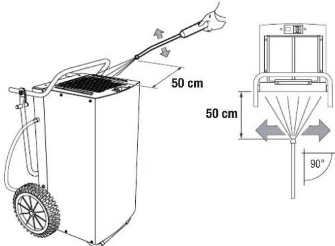 TROTEC TTK 800 - Reinigen van de luchtinlaten en het luchtfilter - 3