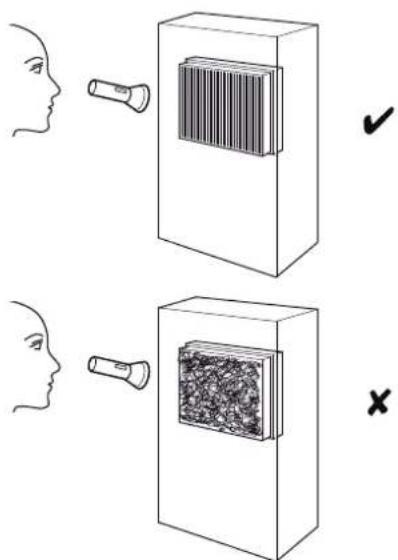 TROTEC TTK 800 - Visual check for dirt in the inside of the device - 1