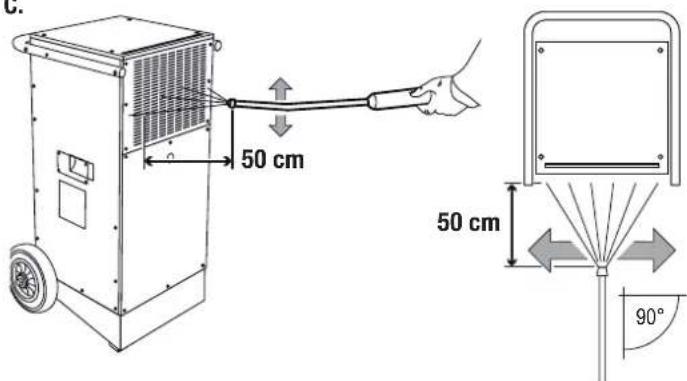 TROTEC TTK 400 - Cleaning the air inlets and the air filter - 3