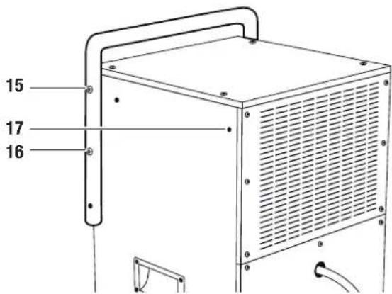 TROTEC TTK 400 - Griff-Bügelstange versetzen - 2