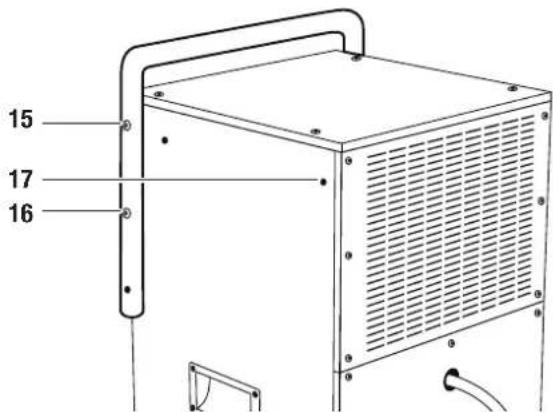 TROTEC TTK 400 - Tutamakli kolun yerinin degistirilmesi - 2