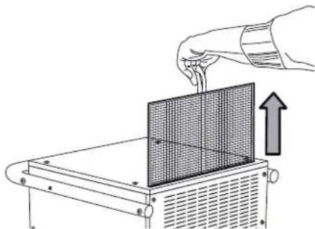 TROTEC TTK 400 - Reinigen van de luchtinlaten en het luchtfilter - 1