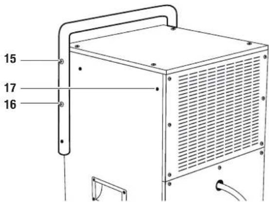 TROTEC TTK 400 - Déplacer la barre de transport - 2
