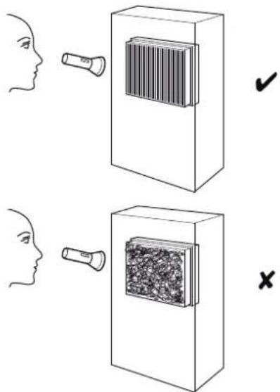 TROTEC TTK 400 - Contrôle visuel de l'intérieur de l'appareil pour détector des encrassements - 1