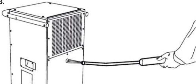 TROTEC TTK 400 - Hava girislerinin ve hava filtresinin temizlenmesi - 2