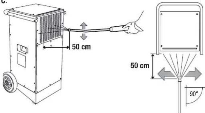 TROTEC TTK 400 - Reinigen van de luchtinlaten en het luchtfilter - 3