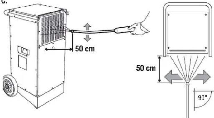 TROTEC TTK 400 - Hava girislerinin ve hava filtresinin temizlenmesi - 3