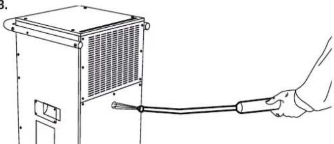 TROTEC TTK 400 - Reinigen van de luchtinlaten en het luchtfilter - 2