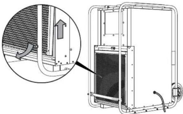 TROTEC TTK 1500 - Cleaning the inside with compressed air - 1