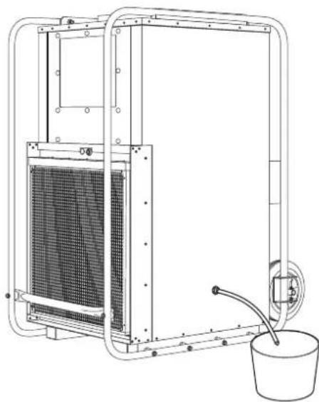 TROTEC TTK 1500 - Leggen van de condensafvoerslang Opmerking: - 1