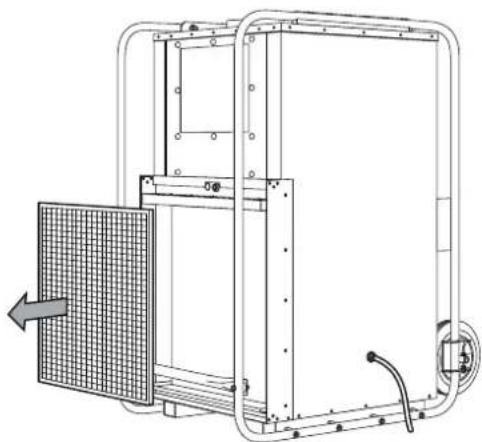 TROTEC TTK 1500 - Cleaning the inside with compressed air - 2
