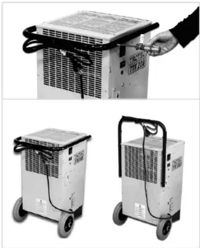 TROTEC TTK 200 - Tutamağın kurulumu - 1