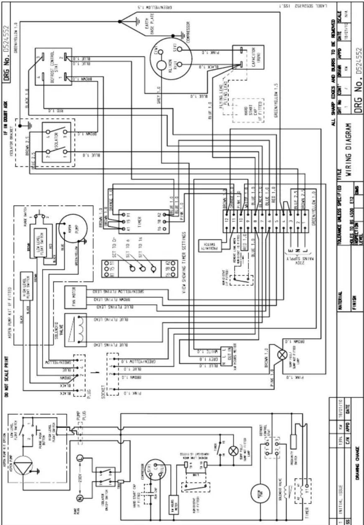 TROTEC TTK 200 - Elektrik devre şeması - 1