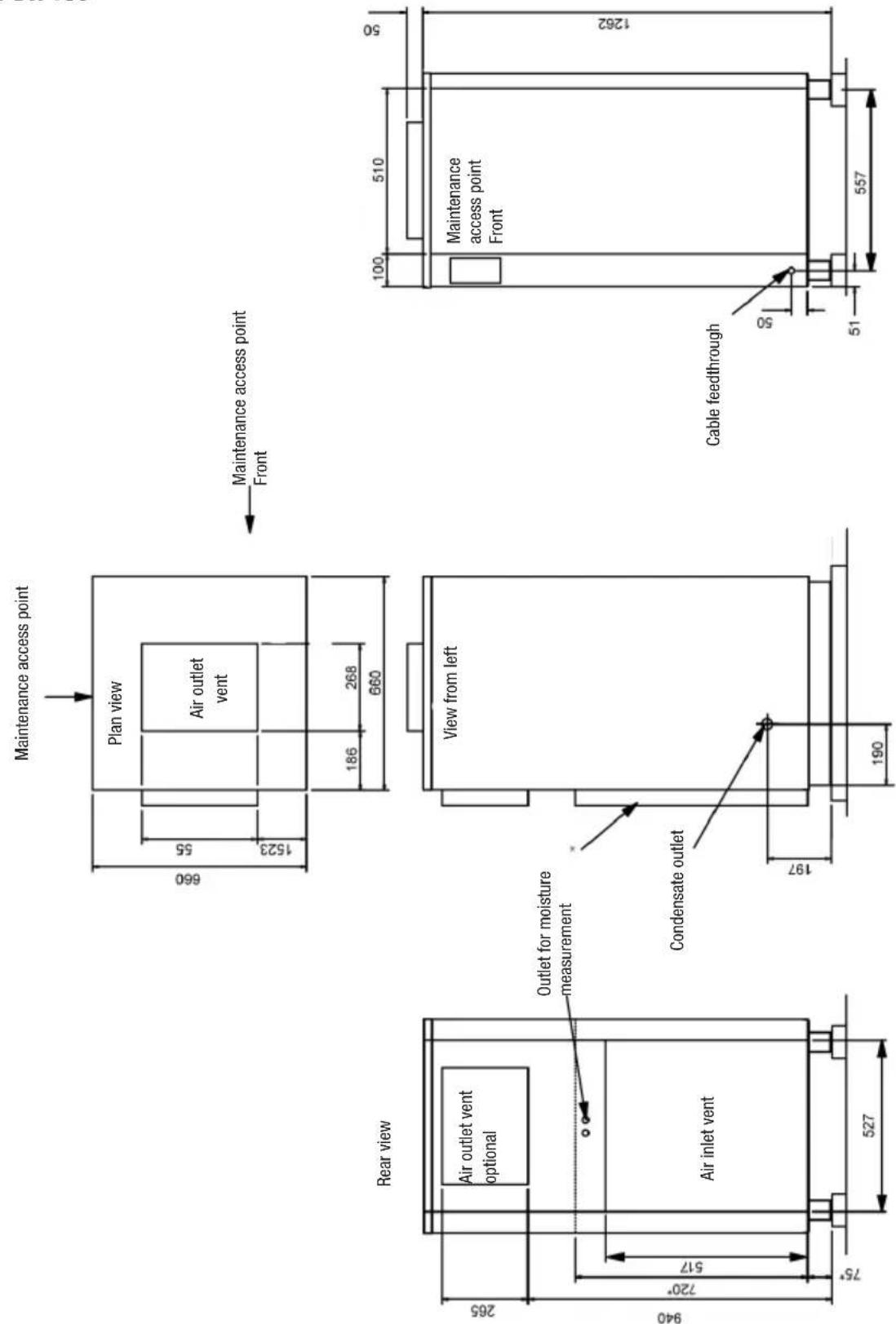 TROTEC DH 600 - Installation plans - 1