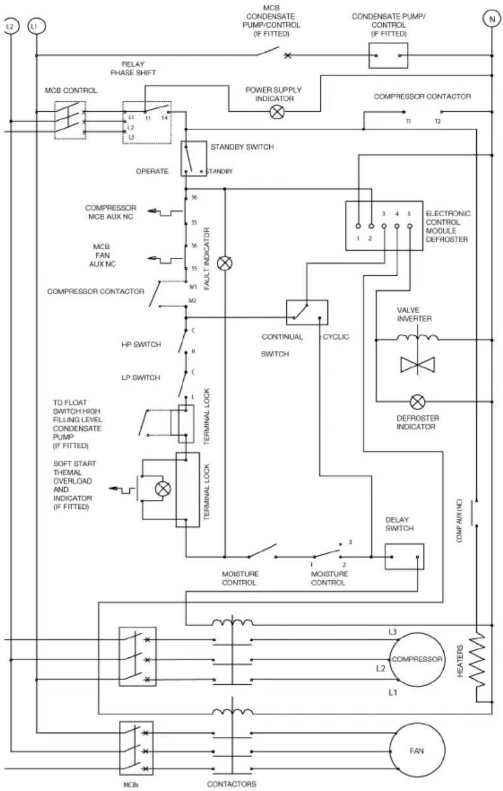 TROTEC DH 600 - Circuit Diagram DH 150 - 3