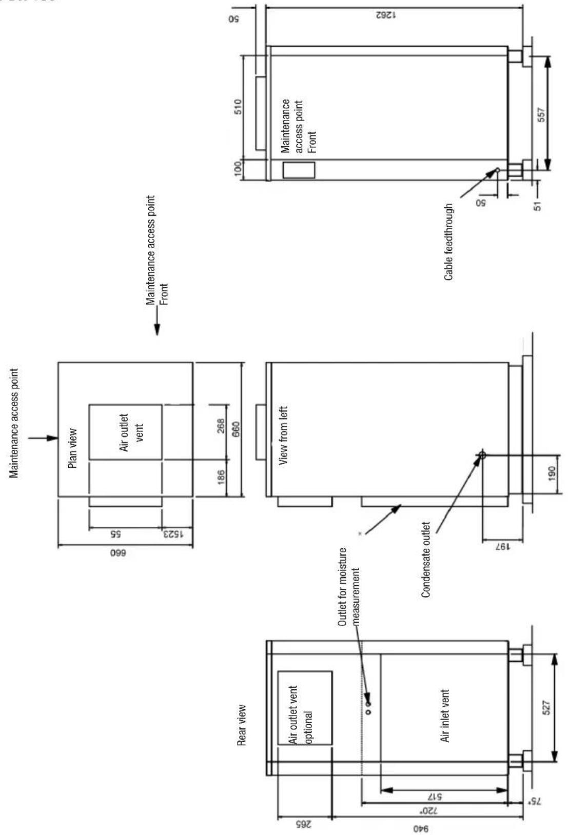 TROTEC DH 300 - Installatlon plans - 1