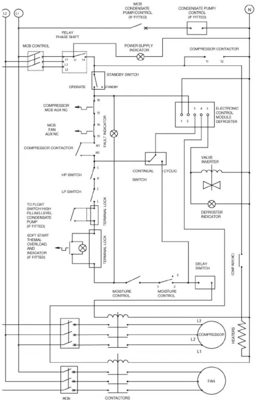 TROTEC DH 300 - Circuit Diagram DH 300 - 1