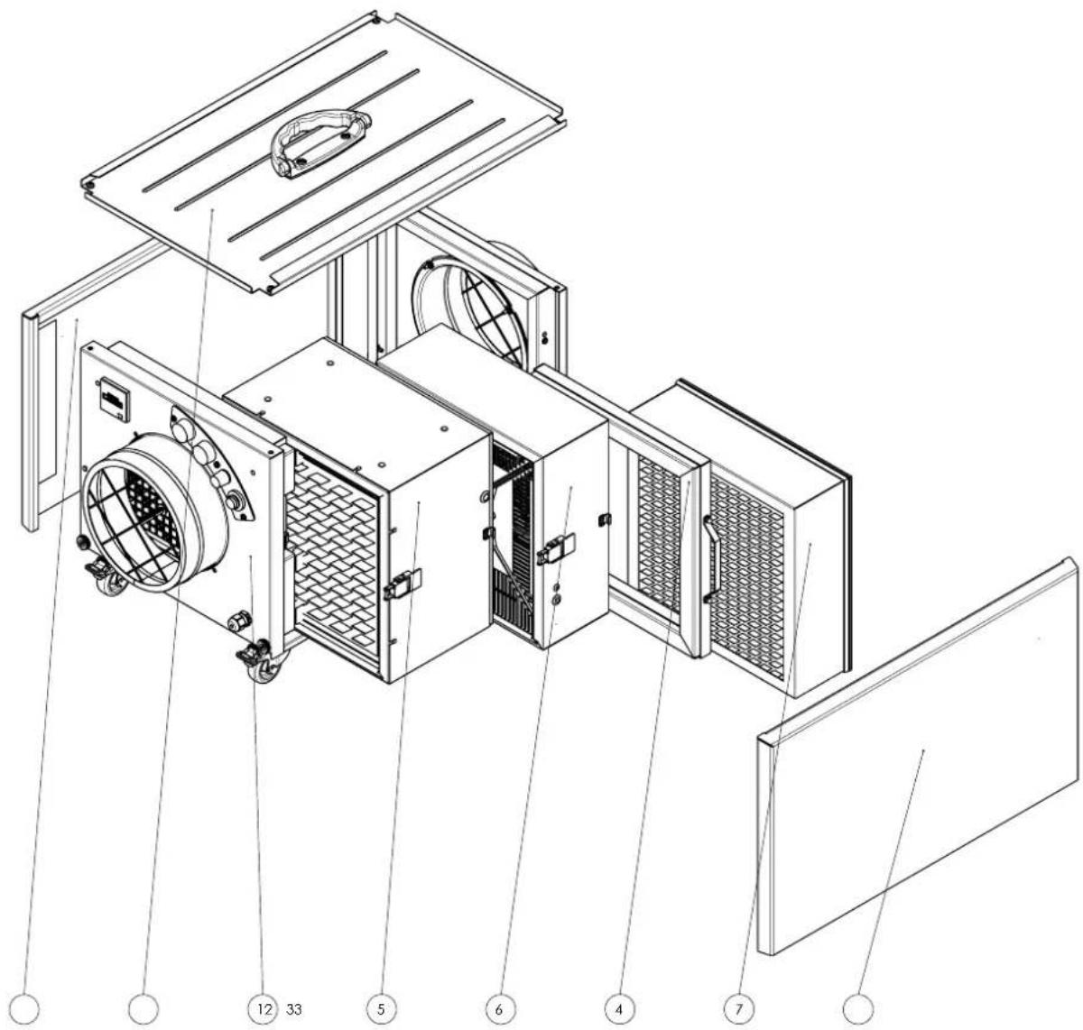 TROTEC TAC 1500 - Kokonaiskuva Tietoa - 2