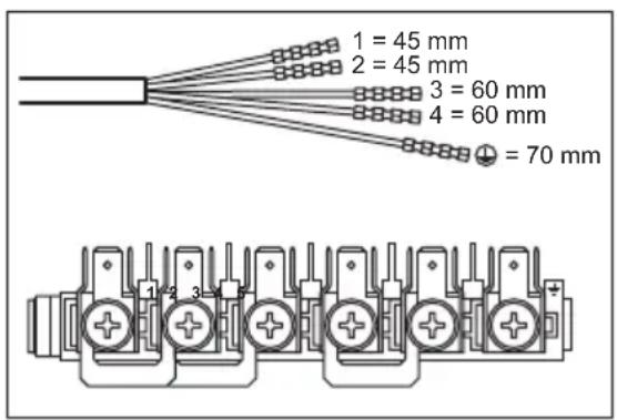 Leonard LHN1111X - Raccordement du bornier - 1