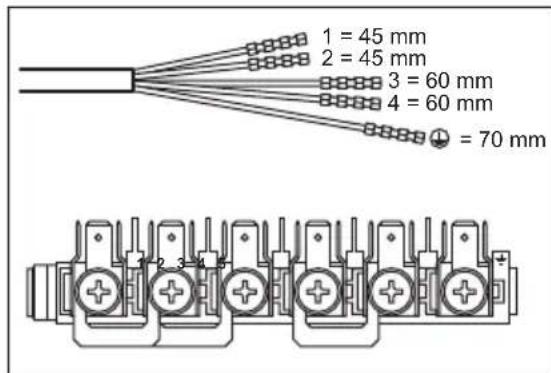 Leonard LHN1110X - Raccordement du bornier - 1